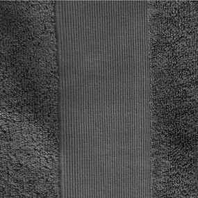 Asciugamano in spugna di cotone grigio scuro 50x85 cm Anti-Bacterial - Catherine Lansfield