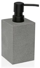 Dispenser di Sapone Versa Slate Grigio Plastica Resina (7,1 x 16,1 x 7,1 cm)