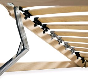 Reti a doghe 2 pz 7 zone con 28 doghe in legno 70x200 cm