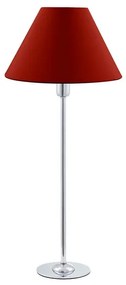 Iris 45 Lampada da Tavolo Chrome/Burgundy - Globen Lighting