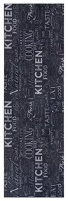 Tappeto nero 50x150 cm Wild Kitchen Board - Hanse Home