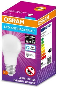 Lampadina LED Antibatterica A100 E27/13W/230V 6500K - Osram