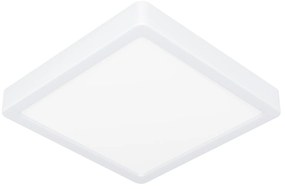 Plafoniera Moderna Fueva 5 Acciaio Bianco Led Integrato 17W 3000K Ip44