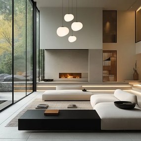 Lampadario a sospensione con filo STONES 1xE27/40W/230V diametro 25 cm