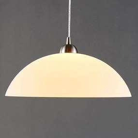 Lindby lampada a sospensione Valeria, bianco, vetro, Ø 40 cm, E27