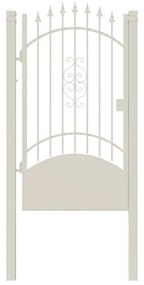 Cancello con serratura elettrica Marmolada in ferro, apertura a sinistra, L 104.5, H 180-195 cm, di colore nero