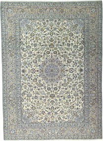 Kashan Tappeto persiano 390x290 Beige (Iran) Annodato A Mano