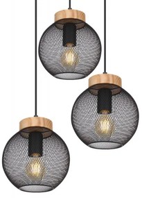 Globo 15663-3H - Lampadario su filo PABLO 3xE27/60W/230V