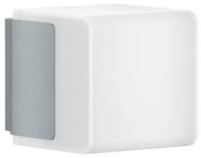 Applique LED moderno da esterno L 835 doppia luce argento IP44, con sensore di movimento luce bianco caldo dimmerabile 586 lumen, STEINEL