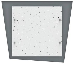 Plafoniera LED Skinny argento IP20 bianco naturale, 2794 lumen LUMICOM