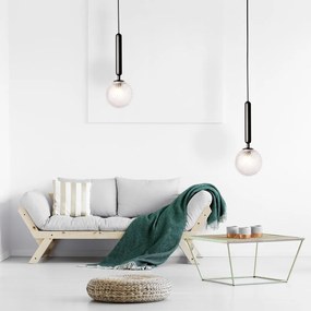 Apparecchio a sospensione nero, altezza 150 cm Musa - SULION