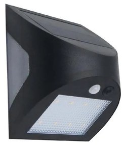 Lampada da parete solare LED con sensore LED/3W/3,7V 1200 mAh IP54 nero