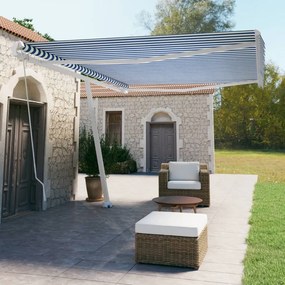 Tenda Da Sole Manuale Autoportante 500x350 Cm Crema /