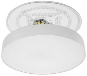 Plafoniera LED Rotonda 72W Ø490mm CCT Dimmerabile + Telecomando, Bianca Colore Bianco Variabile CCT
