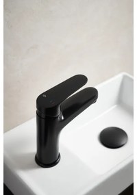 KFA Armatura 5552-815-81 - Rubinetto lavabo OTAVA 15 cm nero opaco