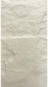 Pannello decorativo effetto roccia pietra 3D set 10 pz 7,2 mt2 rivestimento murale in PU 120 x 60 x 3 Bianco Leccese