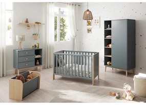 Armadio per bambini verde polveroso 90x180x52 cm Esteban – Marckeric