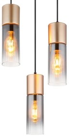 Globo 21000-3HCA - Lampadario a sospensione con cavo ANNIKA 3xE27/25W/230V Ø 30 cm