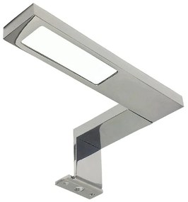 Applique LED bagno moderno Eagle grigio, bianco naturale