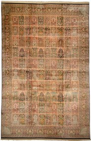 Cashmere Silk Tappeto orientale 550 x 360 Beige (Indian) Annodato A Mano