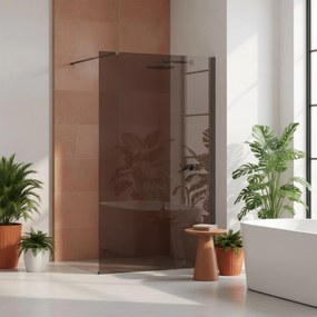Parete doccia Rea Flexi Brown / Titan 120