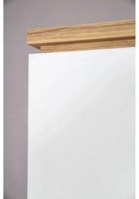 Armadio per bambini bianco in rovere 135x200 cm Finn - Roba