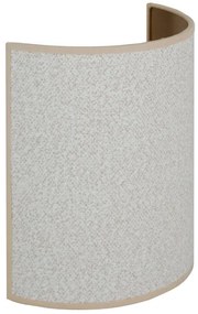 Brilagi - Applique SEMI 1xE27/15W/230V diametro 20 cm grigio chiaro