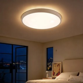 Brilagi - Lampada LED dimmerabile GLASS POOL DOUBLE LED/60W/230V 50 cm beige + telecomando