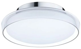 Paulmann - Luena LED Plafoniera IP44 3000K 600lm Cromo/Clear -Paulmann