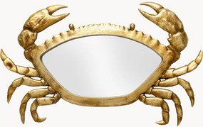 Decorazione da parete fatta a mano con specchio Crab