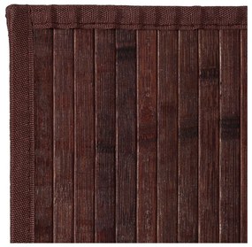 Tappeto in bambù marrone scuro 60x90 cm - Casa Selección