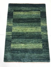 Loribaft Tappeto 120x80 Verde (Iran) Annodato A Mano