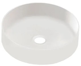 Lavabo da appoggio BADEN HAUS tondo in ceramica bianco