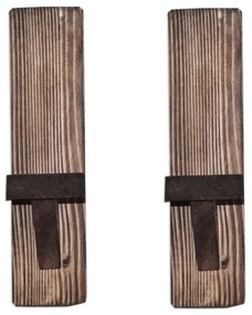 SET 2x Mensola da parete RAF abete