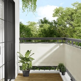 Paravento Da Balcone Crema 75x800 Cm 100% Poliestere Oxford /