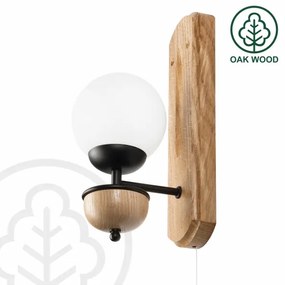 Brilagi - LED Applique COTTAGE 1xG9/40W/230V quercia/bianco