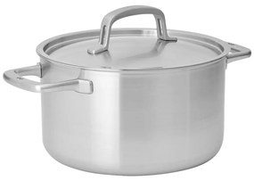 Casseruola in acciaio inox con coperchio incluso per induzione 5,5 l Lucca 3.0 – FABINI