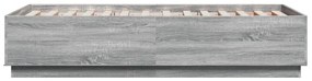 Giroletto grigio sonoma 90x190 cm in legno multistrato