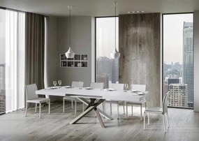 Tavolo Allungabile Volantis - Design Elegante e Funzionale, 90x130/390 cm Volantis / Bianco