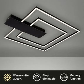 Briloner 3545-015 - Plafoniera LED dimmerabile NICO LED/25W/230V nero