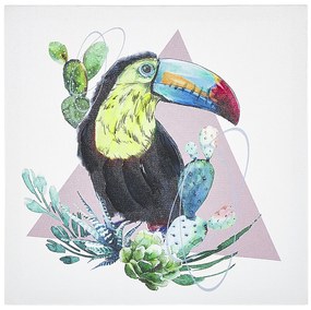 Set di 3 stampe su tela multicolore 30 x 30 cm MENAKA Beliani