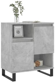 Credenza grigio cemento 60x35x70 cm in legno multistrato