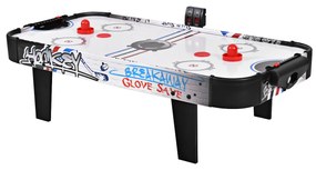 Costway Set tavolo da air hockey con segnapunti LED elettronico, Mini tavolo da air hockey per bambini e adulti