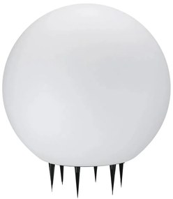 Lampada da esterno ARGENTO 1xE27/15W/230V diametro 40 cm IP65 bianco