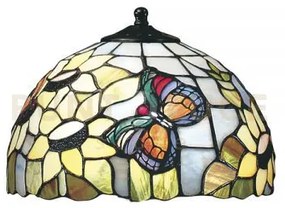 Solo paralume in vetro tiffany decorato d.26cm collezione  sunflower