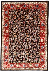 Ghom Tappeto 120 x 80 Nero (Iran) Macchina