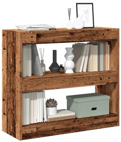 Libreria/divisorio İn Legno Vecchio 80x30x72 Cm /