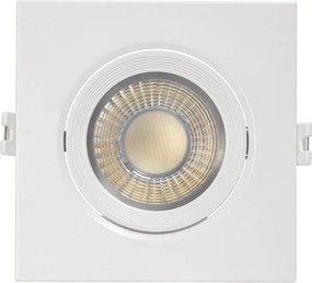 Faro Incasso Quadrato 12W CCT Ø90mm 38° Orient. Dimmerabile OSRAM LED Colore Bianco Variabile CCT