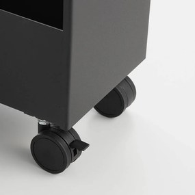 Scaffale per il bagno nero opaco in acciaio 48x80,5 cm Tower – YAMAZAKI