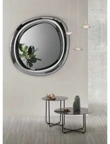 Specchio sagomato MOVE 108x120 cm con cornice curva Fumč